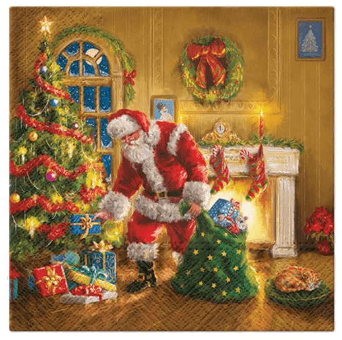Hovedbilde Servietter - Santa is here