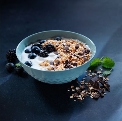 Müsli med belgisk sjokolade (pose)