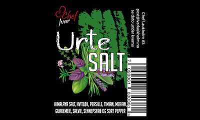 Urtesalt m/kvern - Chef Ivar