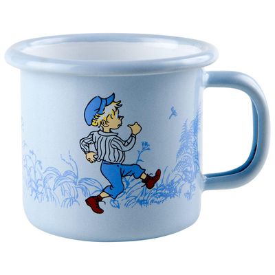 Emil emaljekopp - Blå 1,5 dl